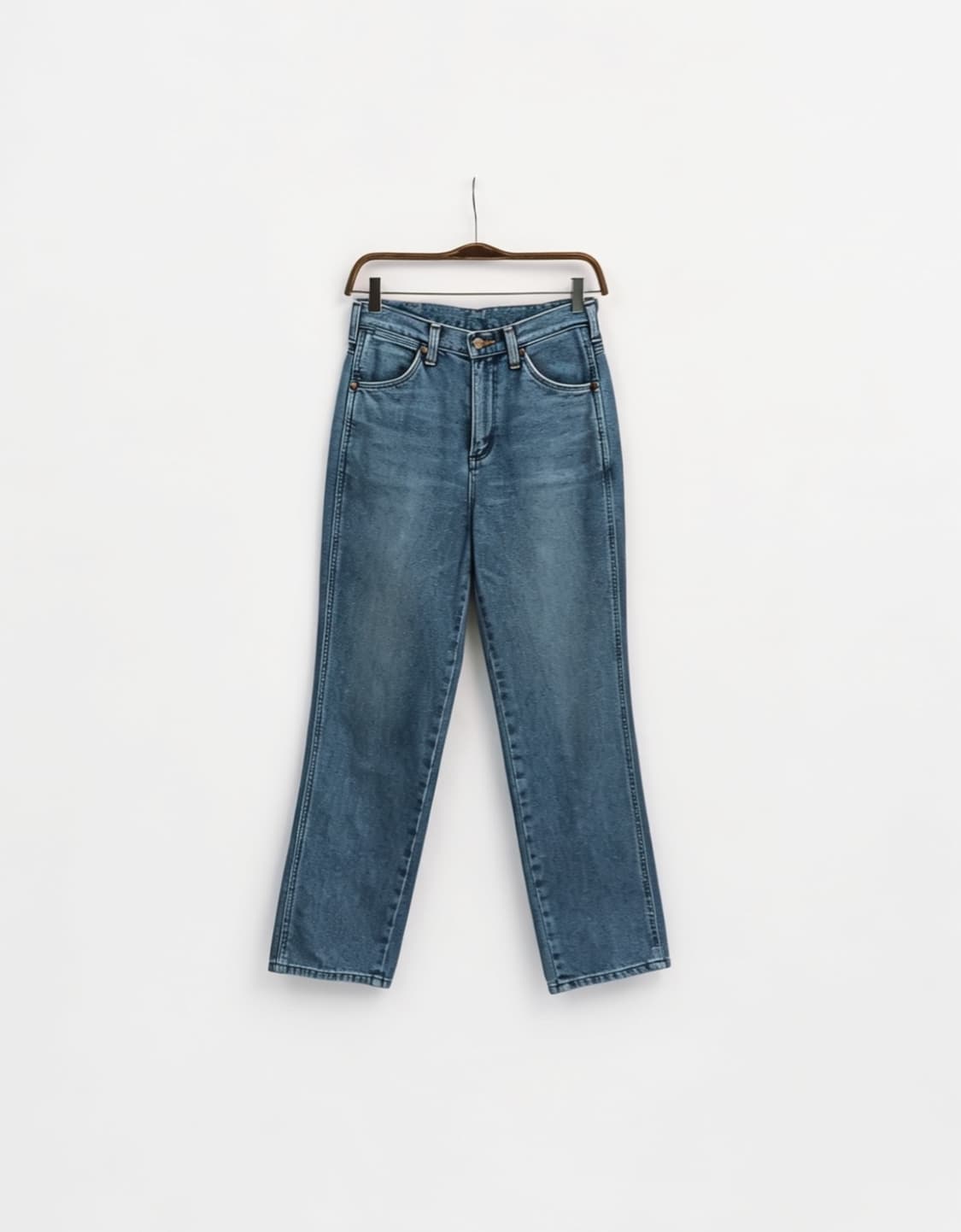WRANGLER 밑단슬릿 워싱데님 상품이미지1