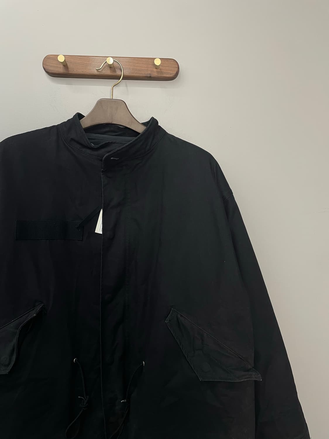 빈티지 블랙 피쉬테일 파카 H1178 상품이미지3
