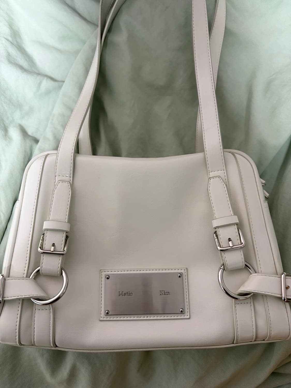 마뗑킴 바이커 디테일 숄더백 상품이미지2