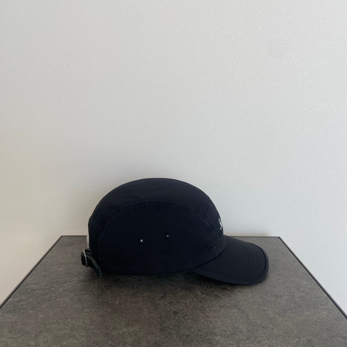 슈프림 캠프캡 모자 박스로고 워시드 블랙 캡 상품이미지3