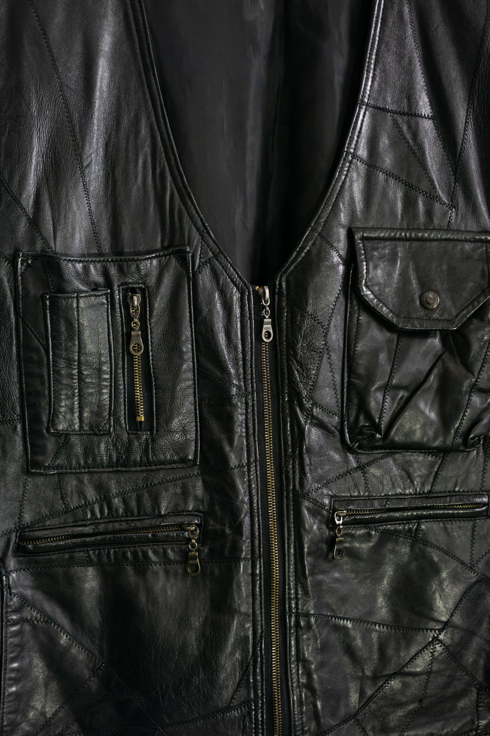 Leather vest 상품이미지2