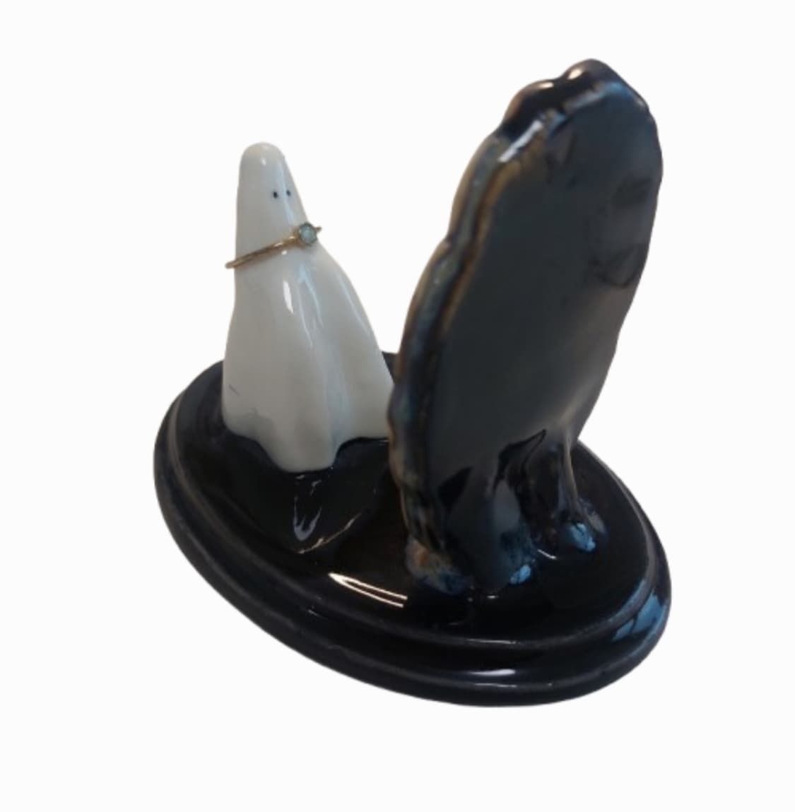 우우스튜디오 거울 유령 반지걸이 상품이미지1