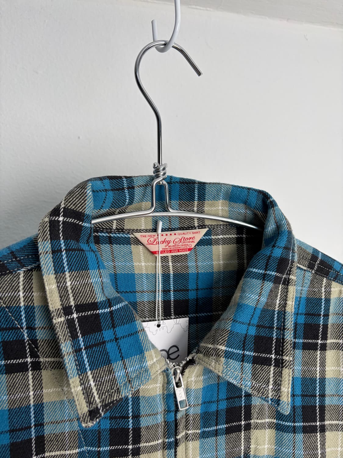 90s Lucky Store 플란넬 셔츠 자켓 상품이미지2