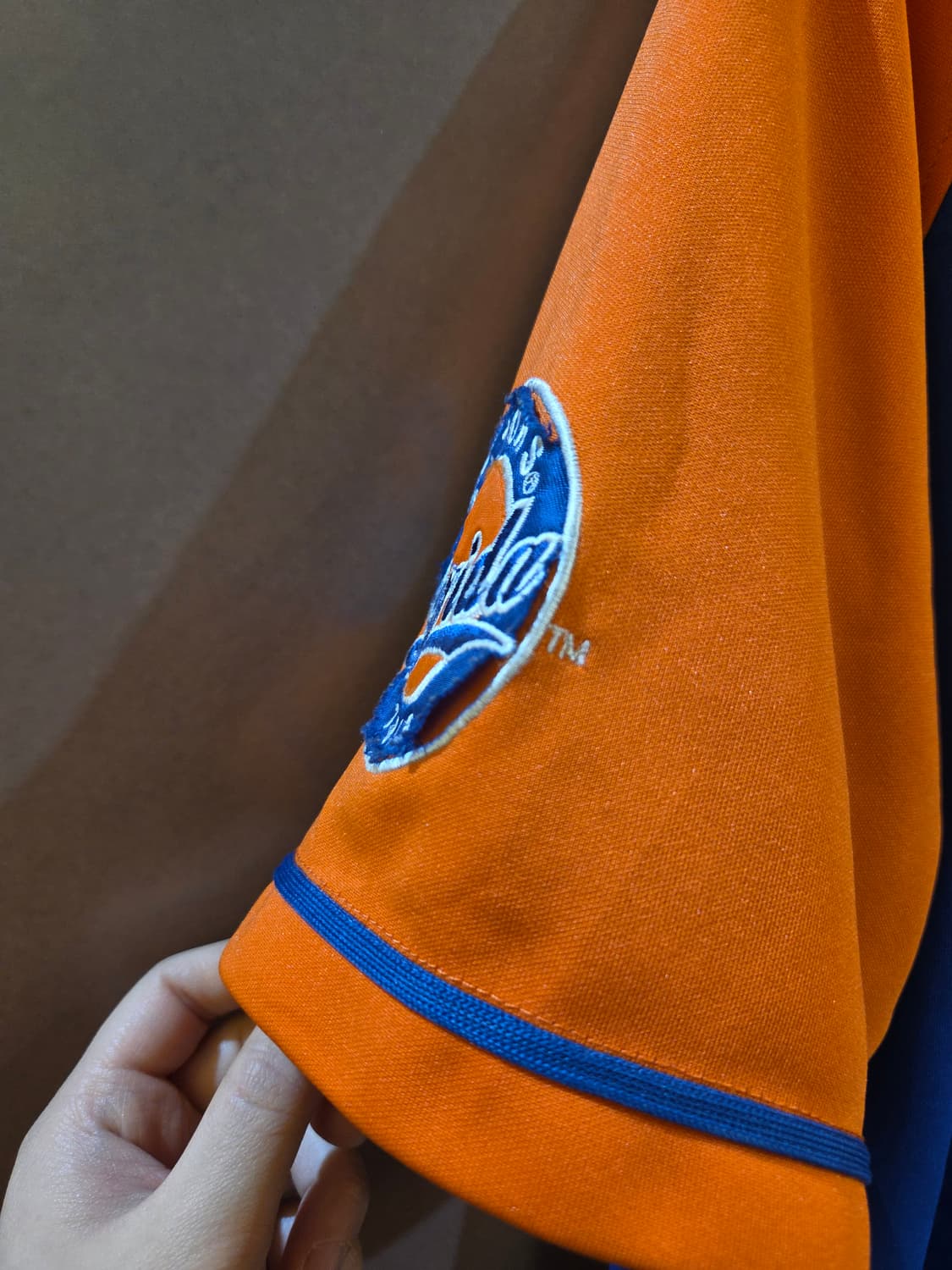 Colosseum 콜로세움 오렌지블루 베이스볼져지 상품이미지5