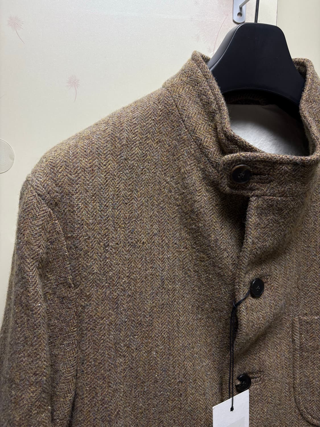 [2] 아프레쎄 트위드 헌팅 자켓 브라운 상품이미지10