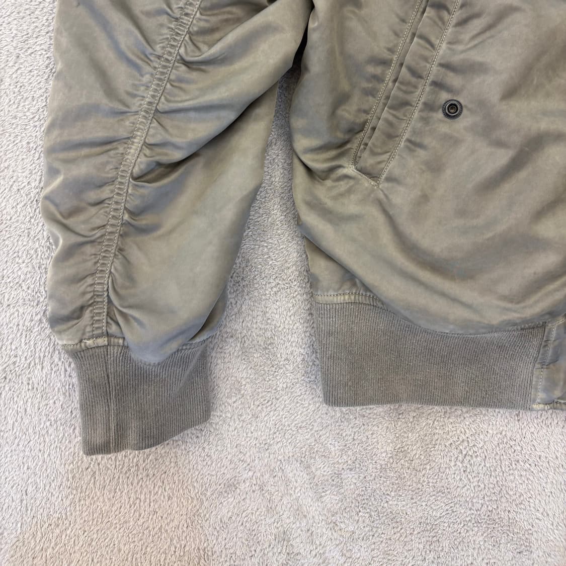 알파인더스트리 ma-1 그레이 후디 상품이미지5