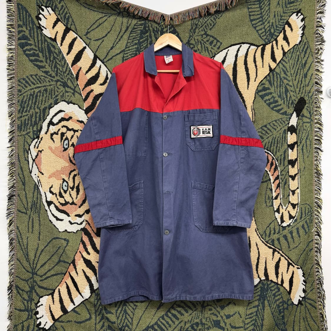 80s 빈티지 프렌치 워크 코트 (L)   상품이미지1