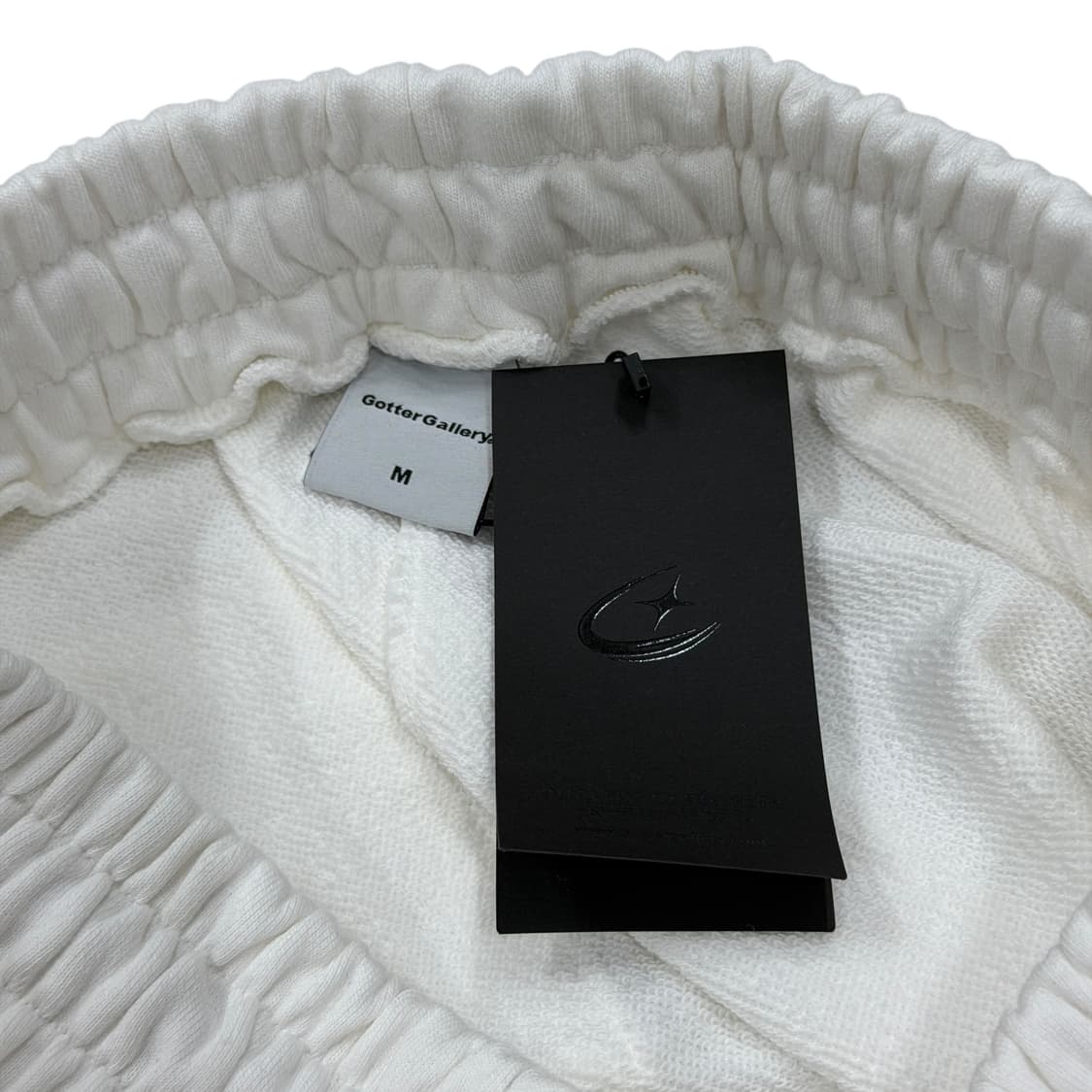 가터갤러리 프린팅 화이트 스트링 스웨트 팬츠 바지 M 상품이미지5