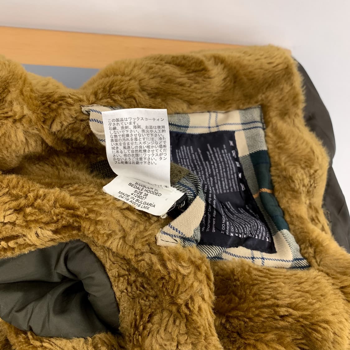 '바버' 비데일 후드 왁스 자켓 '38' 상품이미지10