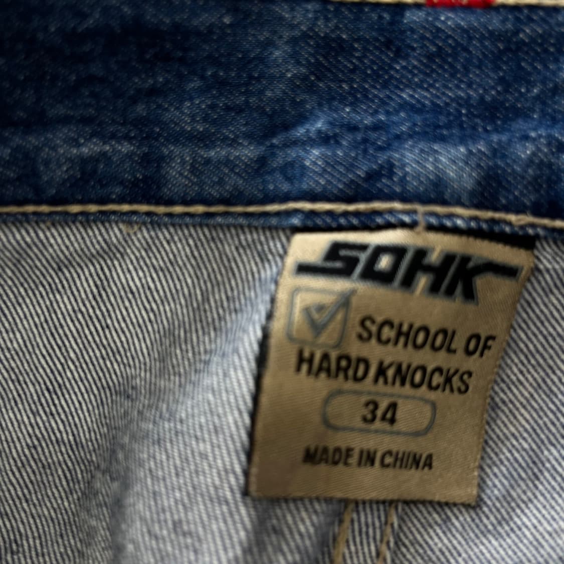 SOHK 올드스쿨 카펜터 데님 팬츠 34 상품이미지5