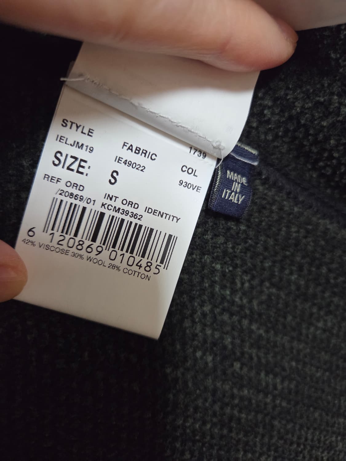 라르디니 올리브 코듀로이 자켓 상품이미지6