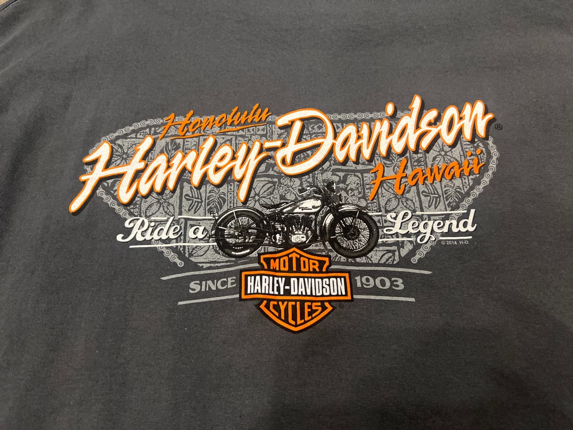 2014 할리데이비슨 하와이 반팔티 상품이미지5