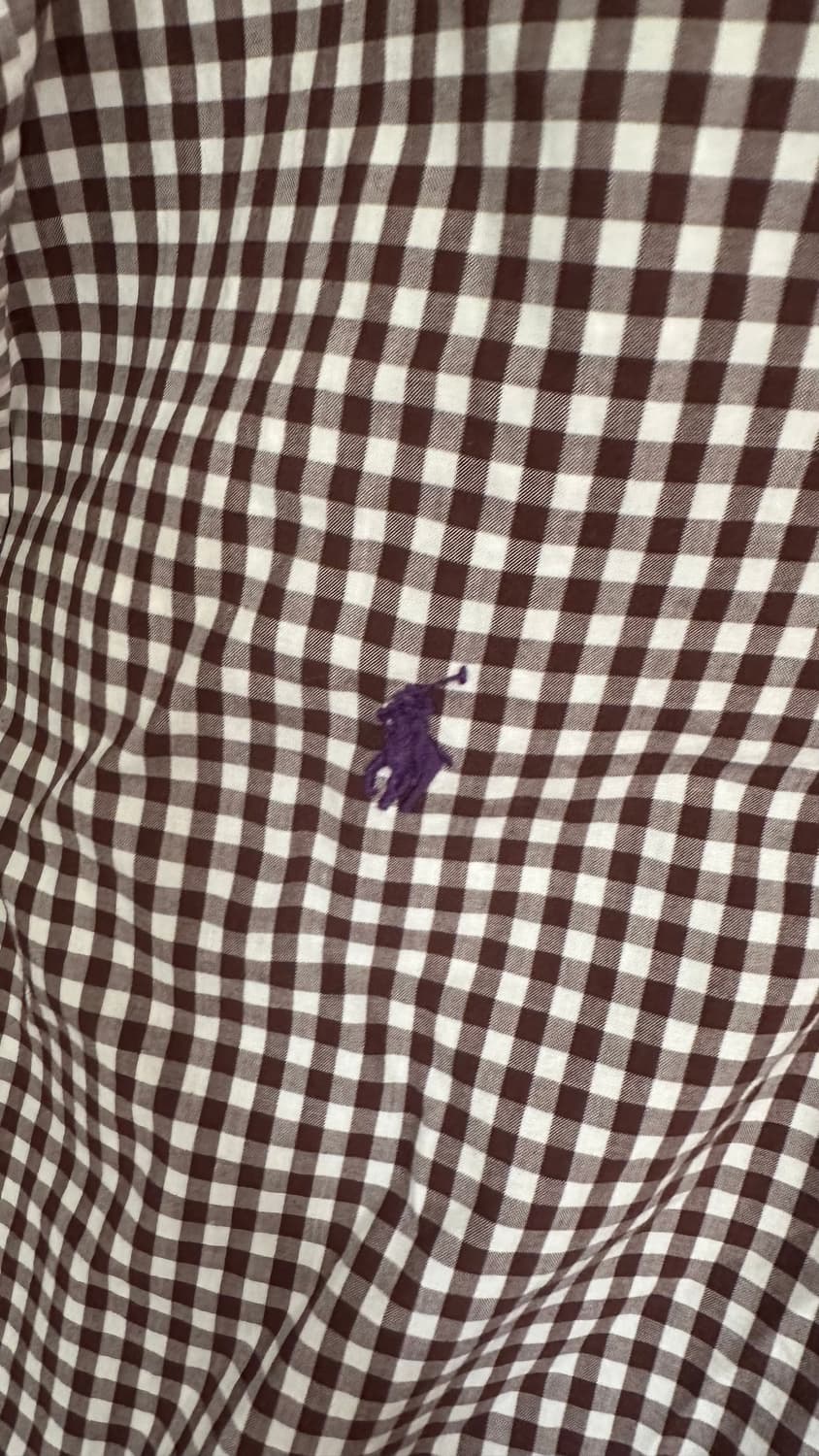 폴로 랄프로렌 브라운 체크 셔츠  상품이미지3