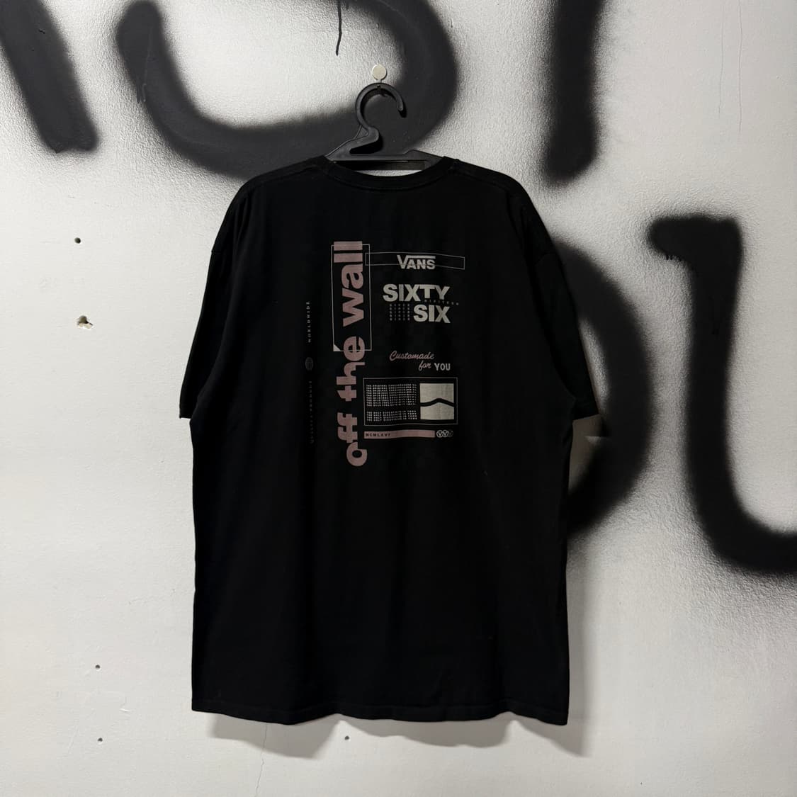 Vans 반스 빅사이즈 빅 프린팅 오버핏 반팔 티셔츠 상품이미지1