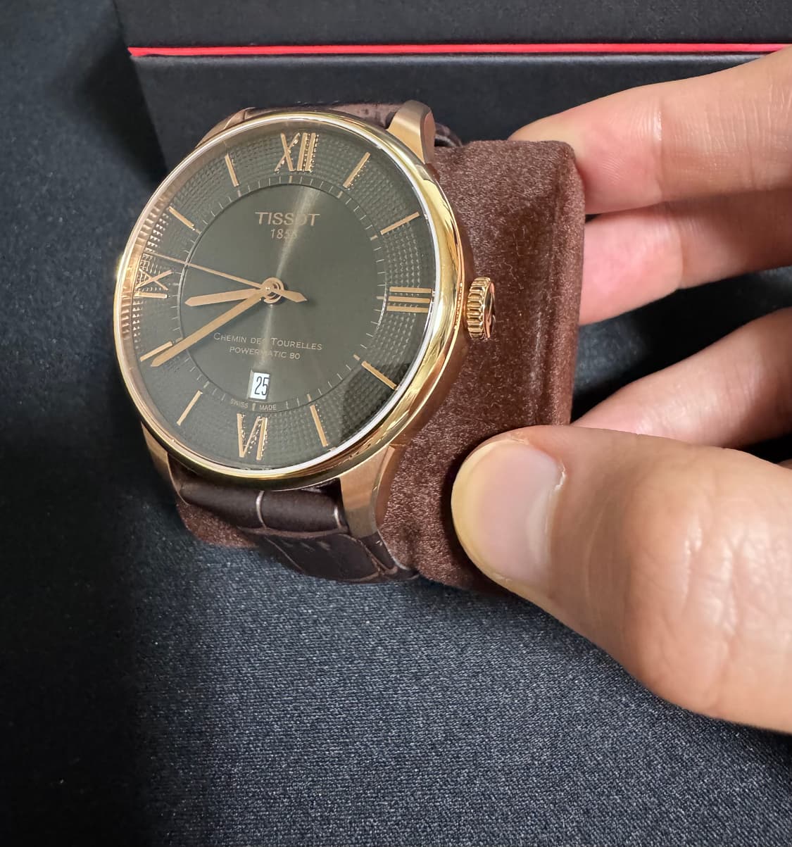 [티쏘] 슈망데뚜렐 파워매틱80 오토매틱 42mm [새상품급] 상품이미지5