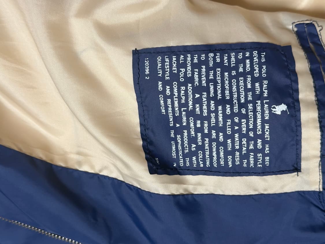 (M) 폴로 빅포니 브리튼 패딩 네이비 상품이미지5