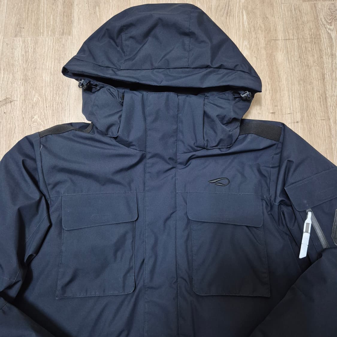 프로스펙스 남성 덕다운 천연모피 후드 패딩 점퍼 상품이미지2