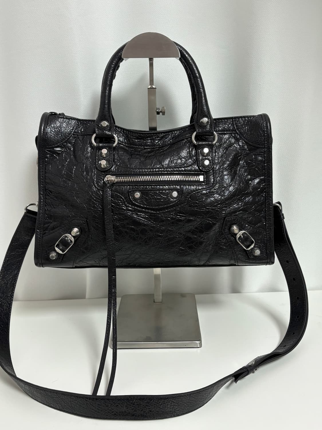 발렌시아가 르 시티 모터백 스몰 블랙 [신형] 상품이미지1