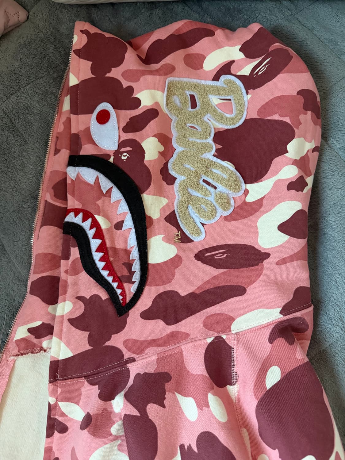 베이프 바비 콜라보 후드집업 m사이즈 상품이미지1