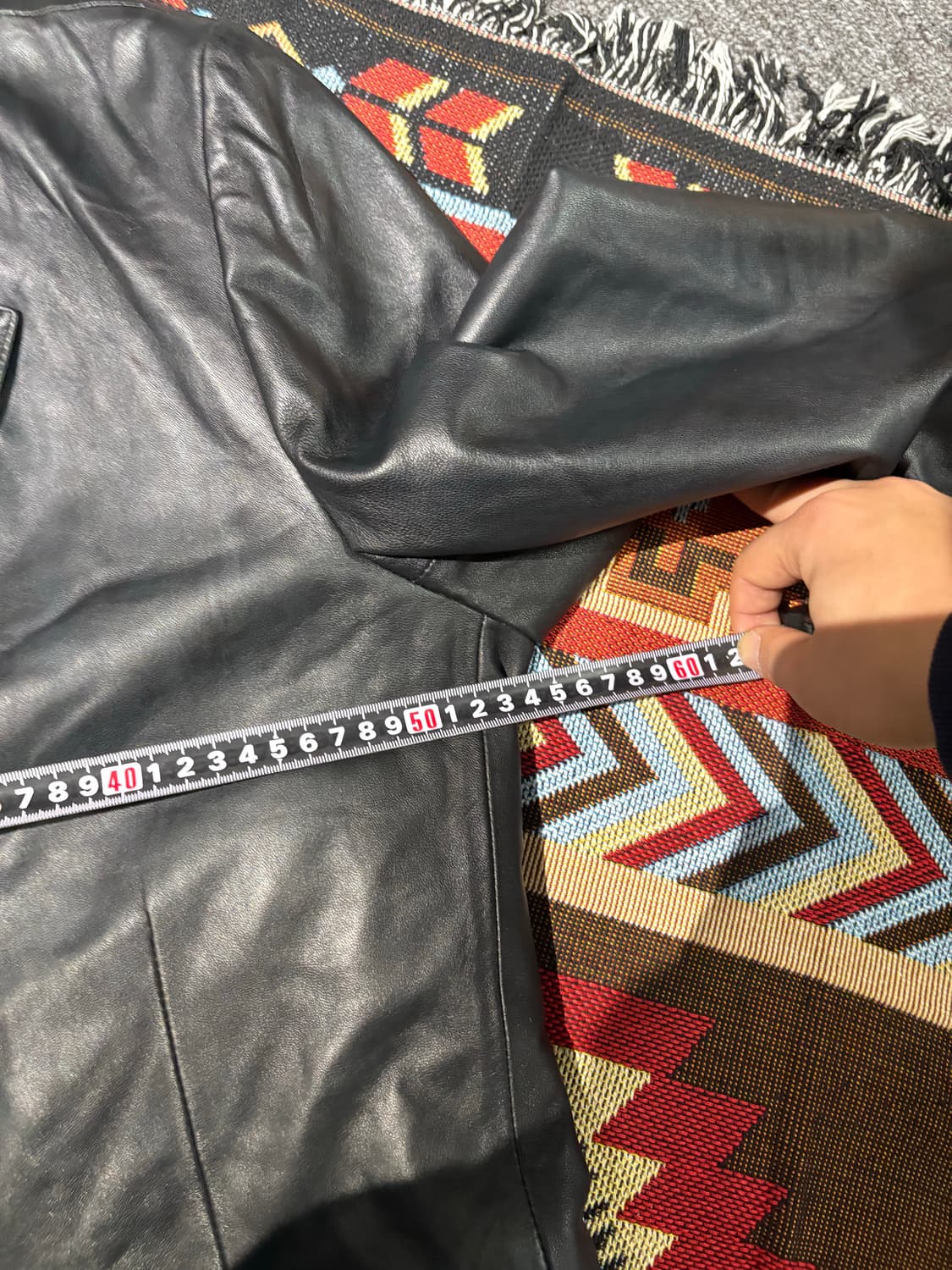 빈티지 양가죽100% 블레이저 레더자켓 상품이미지8