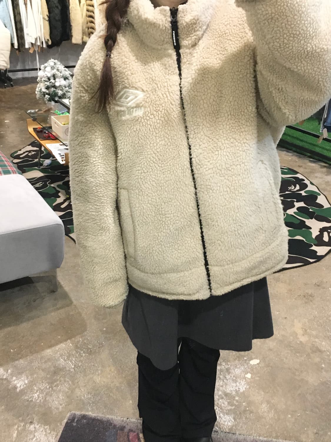 엄브로 리버시블 패딩 100사이즈 상품이미지6