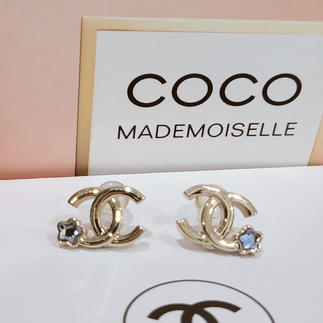 샤넬 cc로고 스타 귀걸이  업사이클링  상품이미지2