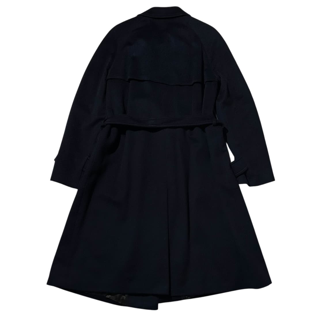 아르마니 꼴레지오니 캐시미어 100% 히든버튼 로브 더블 코트 네이비 상품이미지2