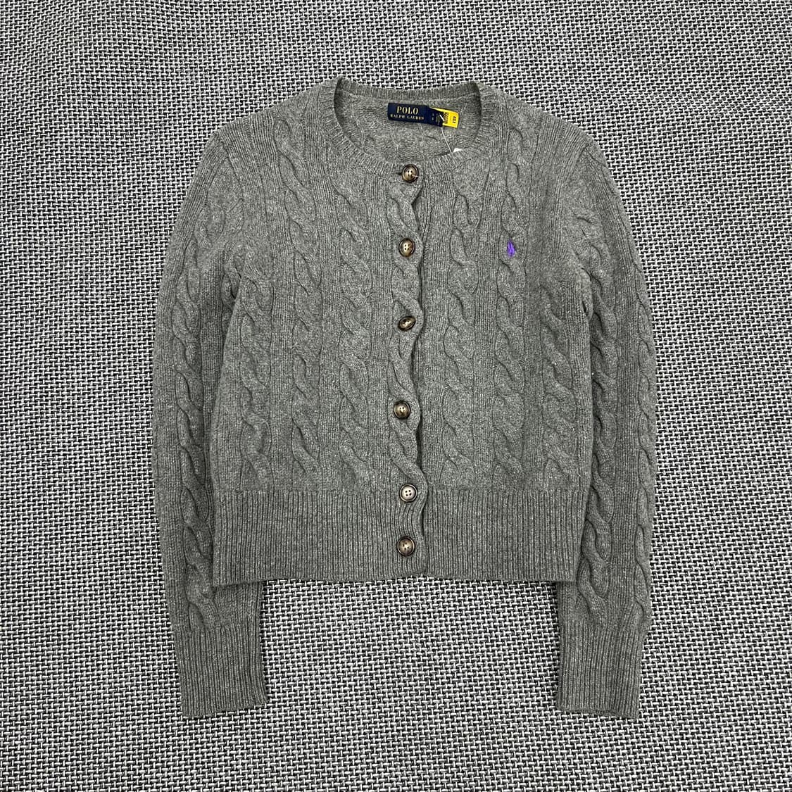 폴로 케이블 가디건 상품이미지1