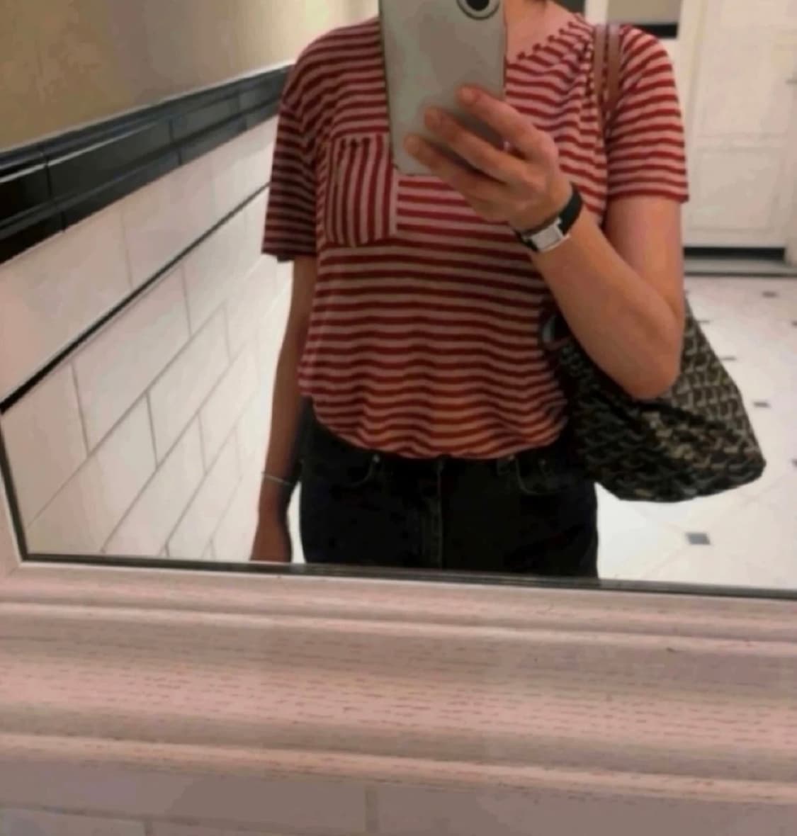 생로랑스트라이프반팔티(정품) 상품이미지4