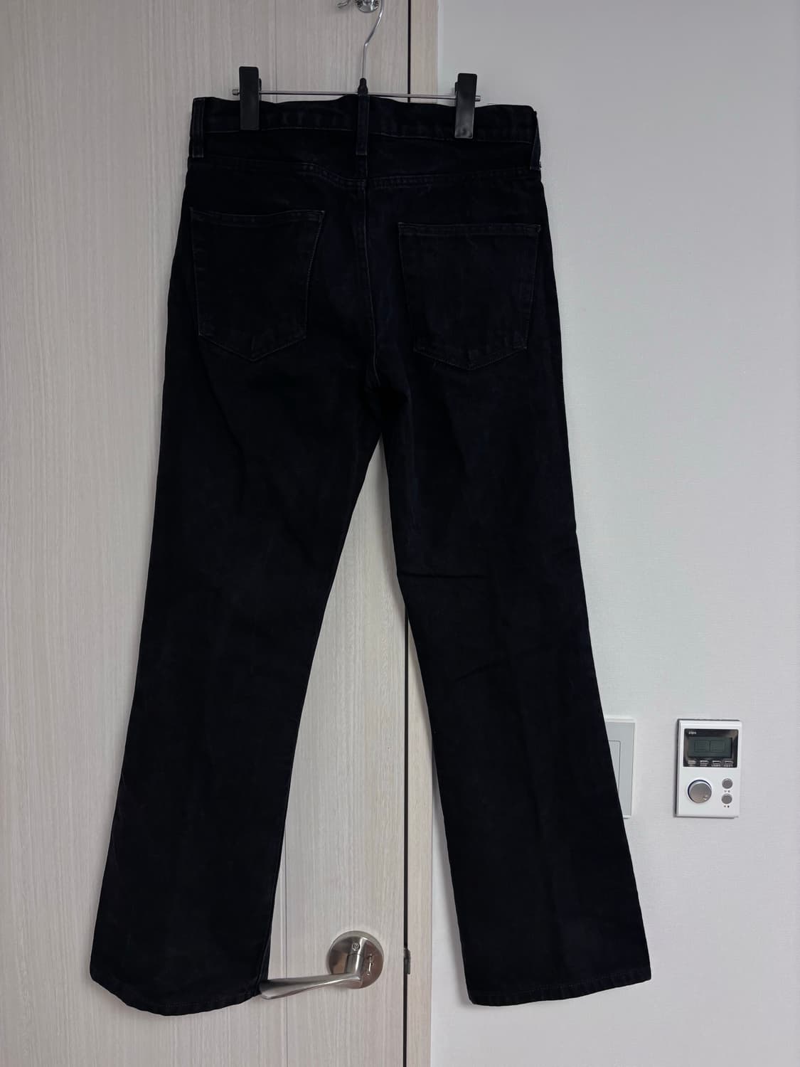 29-30 자라 ZARA 블랙 세미 플레어 데님 팬츠 상품이미지4
