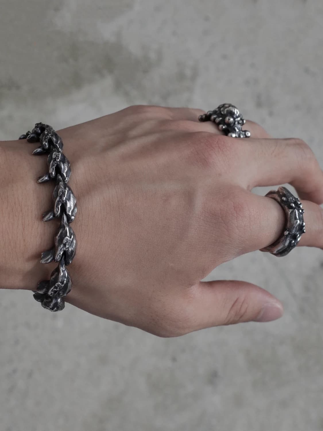 블랙멀 kasi bracelet / 925 silver S사이즈 상품이미지6