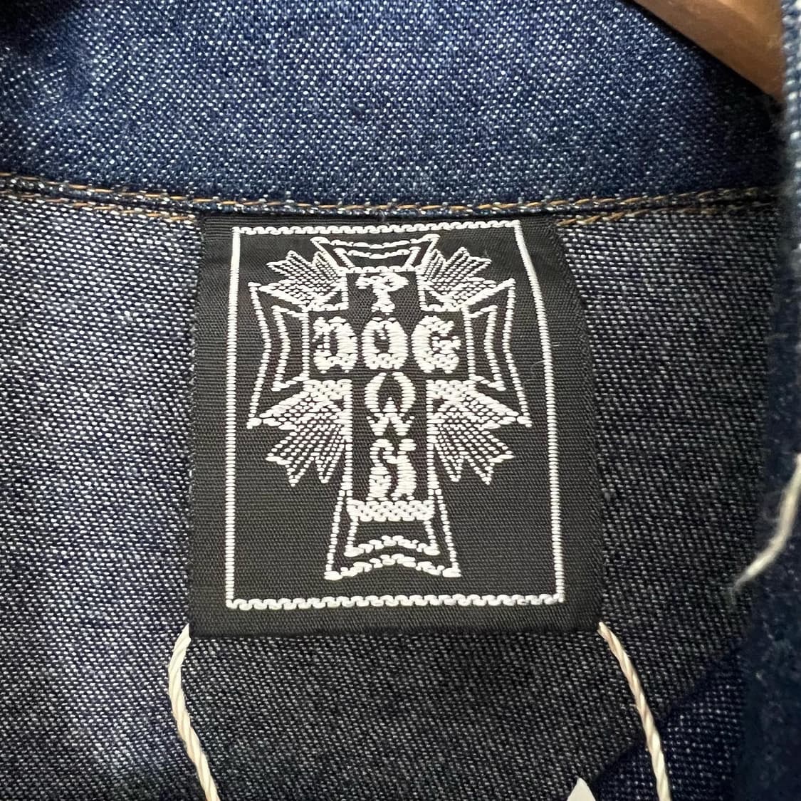 독타운 연중청 파이어 로고 패치 데님 집업 상품이미지7
