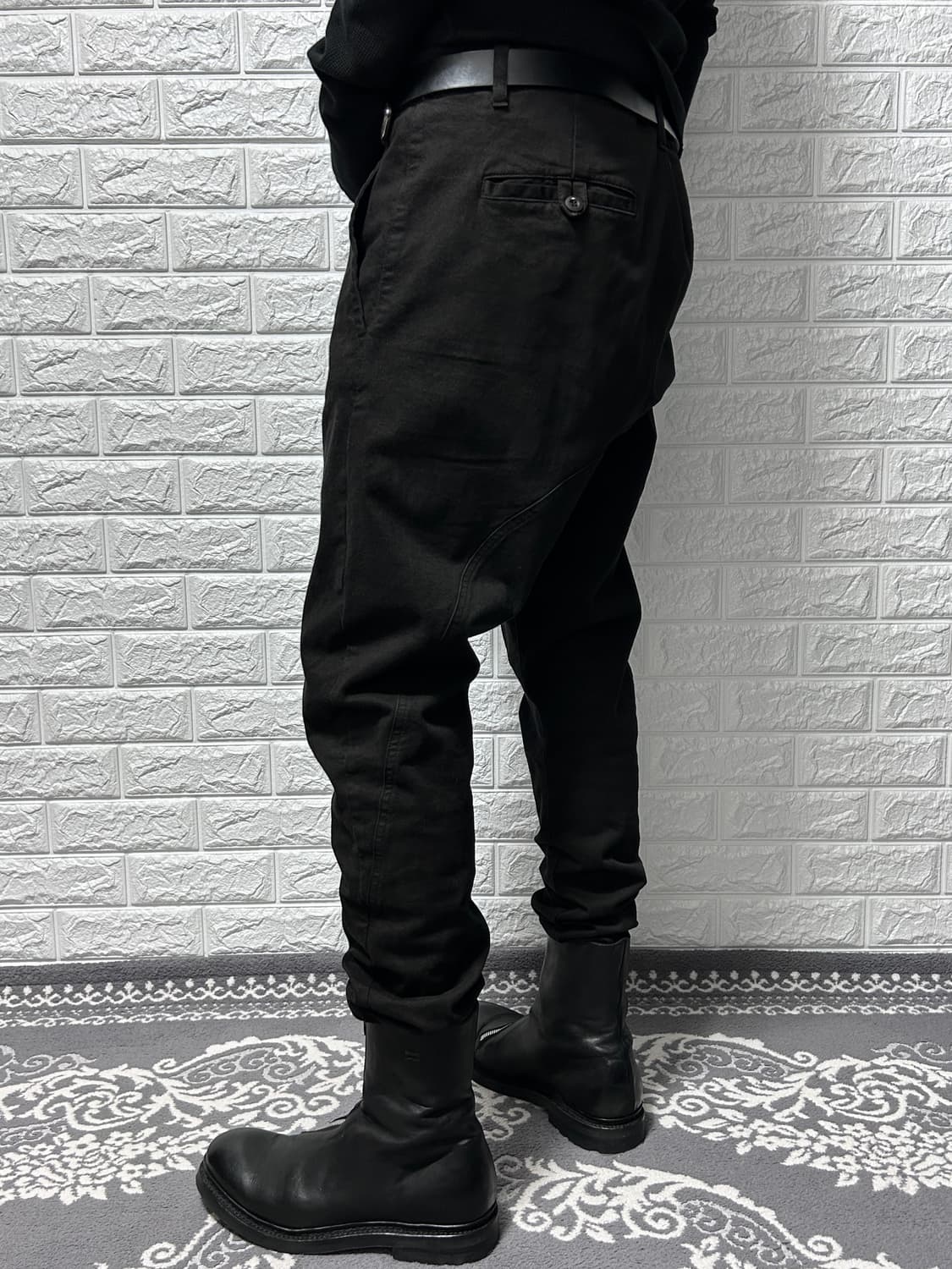 Poeme Bohemien 커브드 심 트라우져 상품이미지2