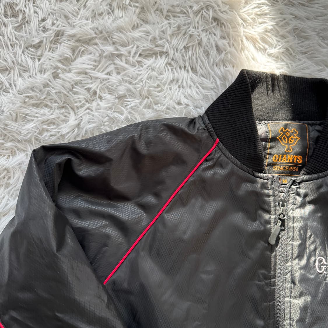 GIANTS 일본빈티지 나일론 바람막이 야구 항공 자켓 블루종 m 95 상품이미지1
