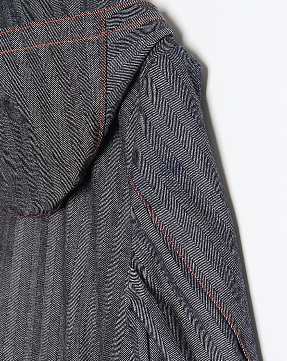 Non Herringbone Hooded Denim Jacket 상품이미지7