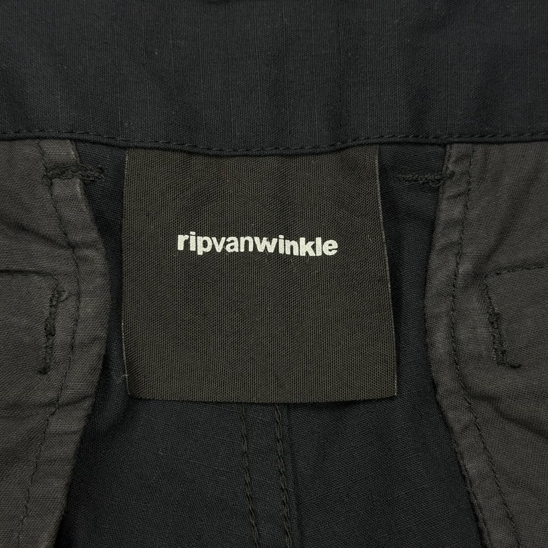 립반윙클 파라슈트 카고 팬츠 바지 블랙 4 상품이미지4