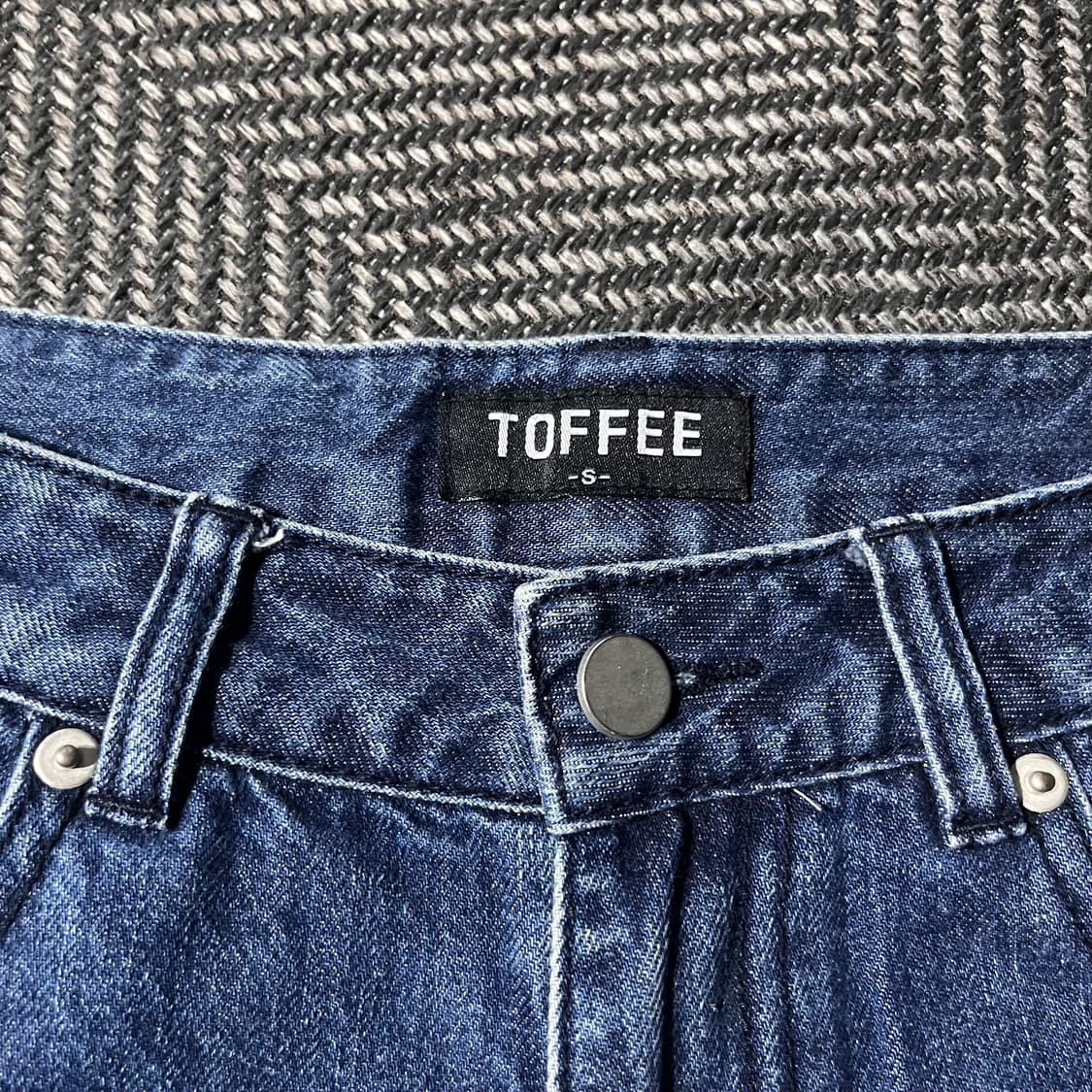 TOFFEE 토피 와이드 데님 팬츠 상품이미지4