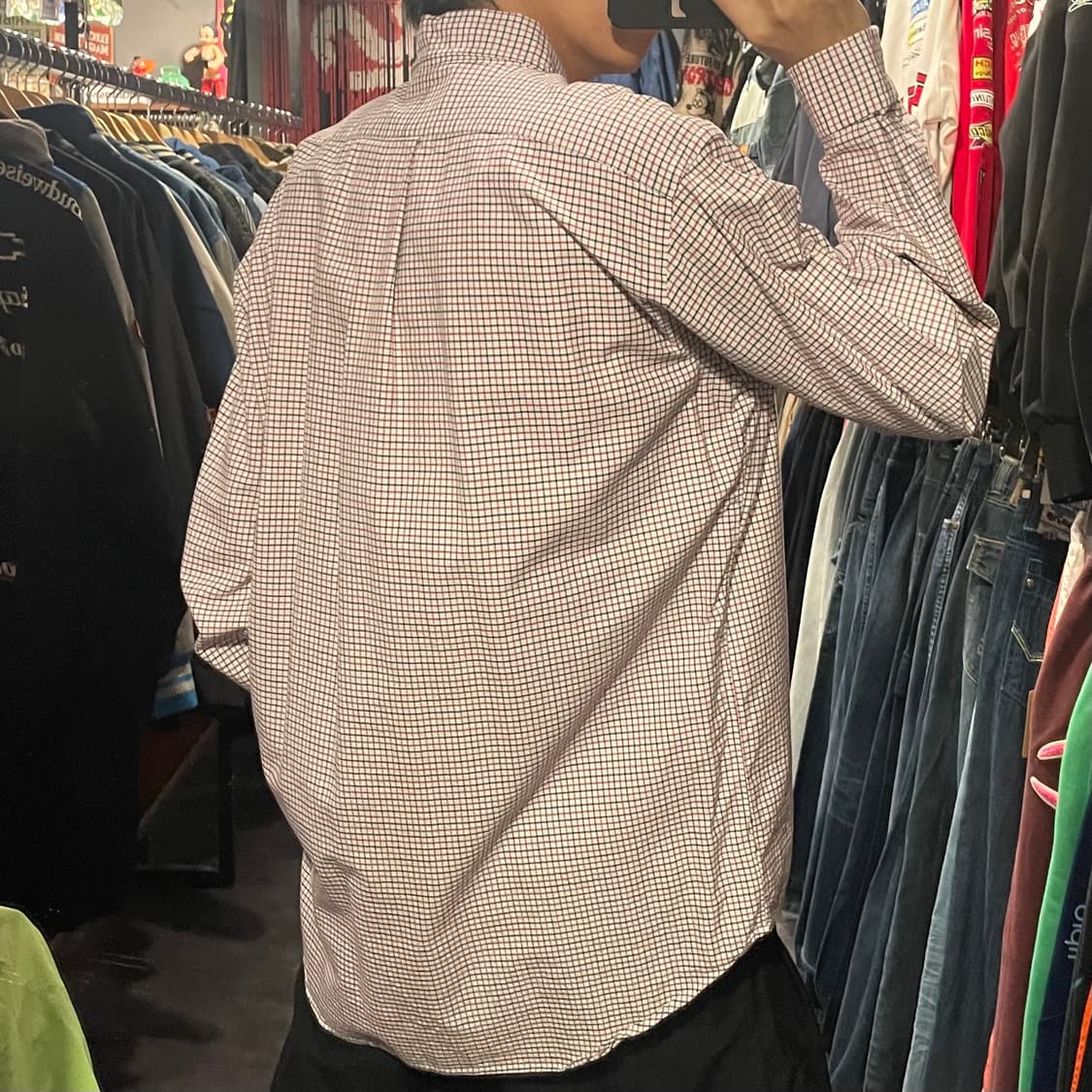 [IM] polo 폴로 핑크 체크 긴팔셔츠 상품이미지6