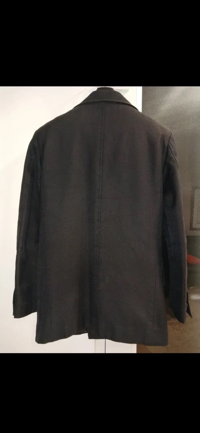 YSL rive gauche COTTON SHAWL COLLAR COAT 상품이미지2