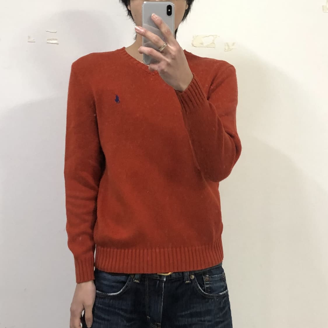 폴로 랄프로렌 니트 레드 상품이미지3