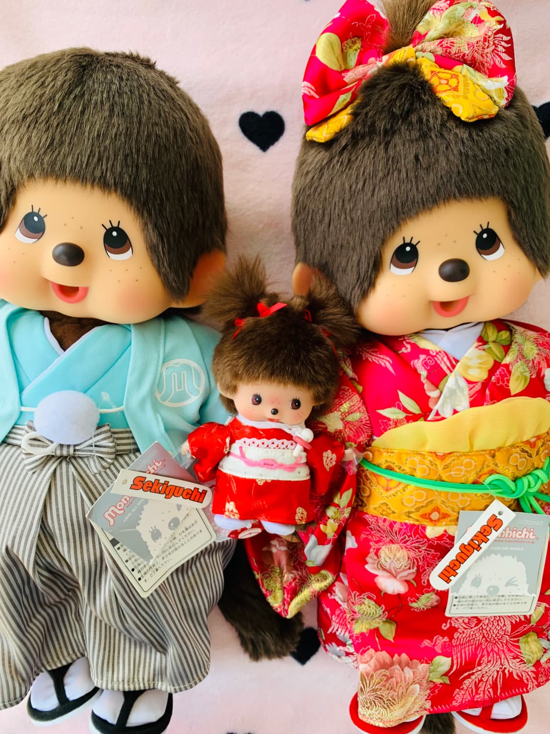 🎎고전 2종세트 몬치치L 기모노 남녀 상품이미지10