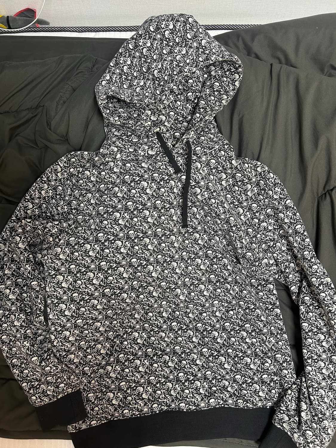 스투시 스컬 후드 상품이미지1