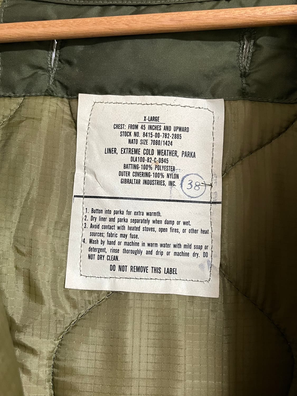 M65 피쉬테일 파카 오리지널 개파카 XL 민트급 상품이미지8