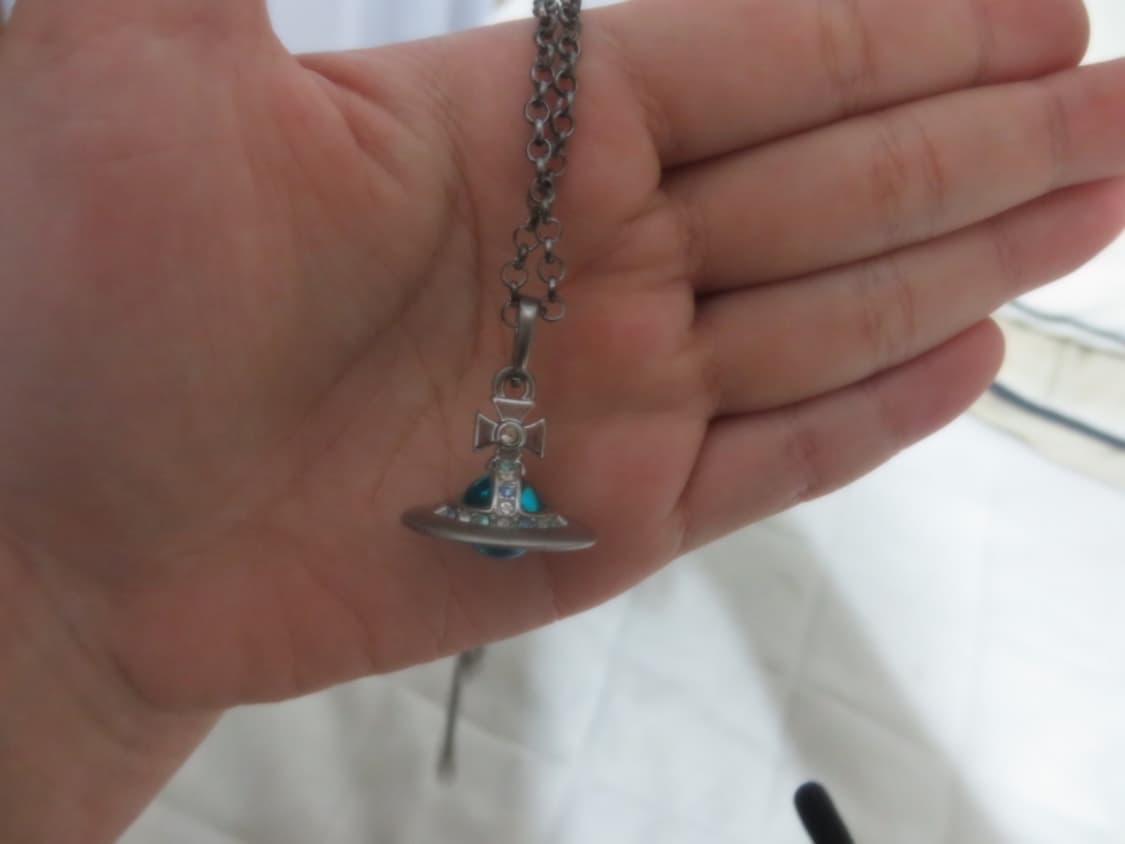 비비안웨스트우드 orb목걸이 블루 상품이미지8