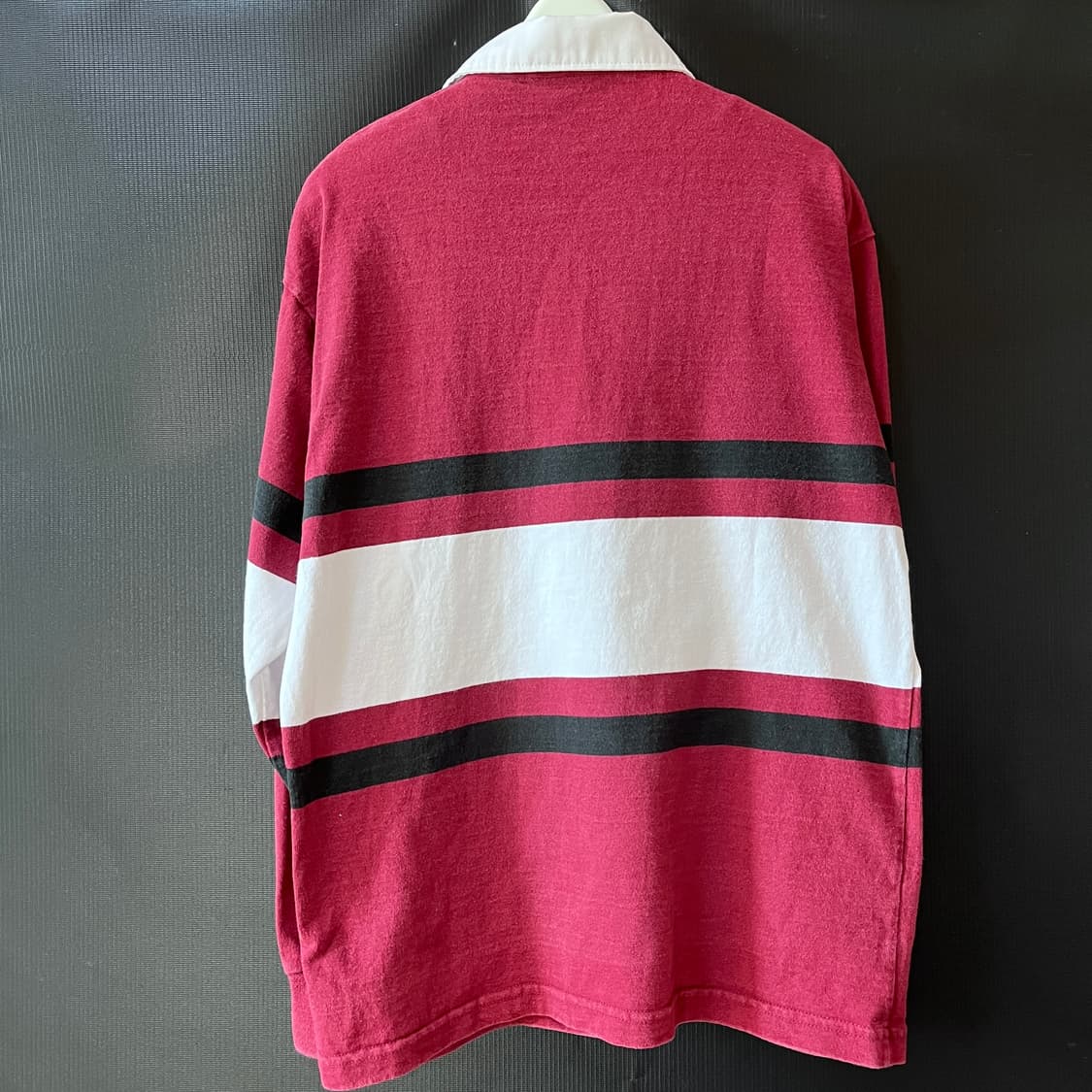 S) 90s 바바리안 Made in Canada 럭비 셔츠 레드  상품이미지9