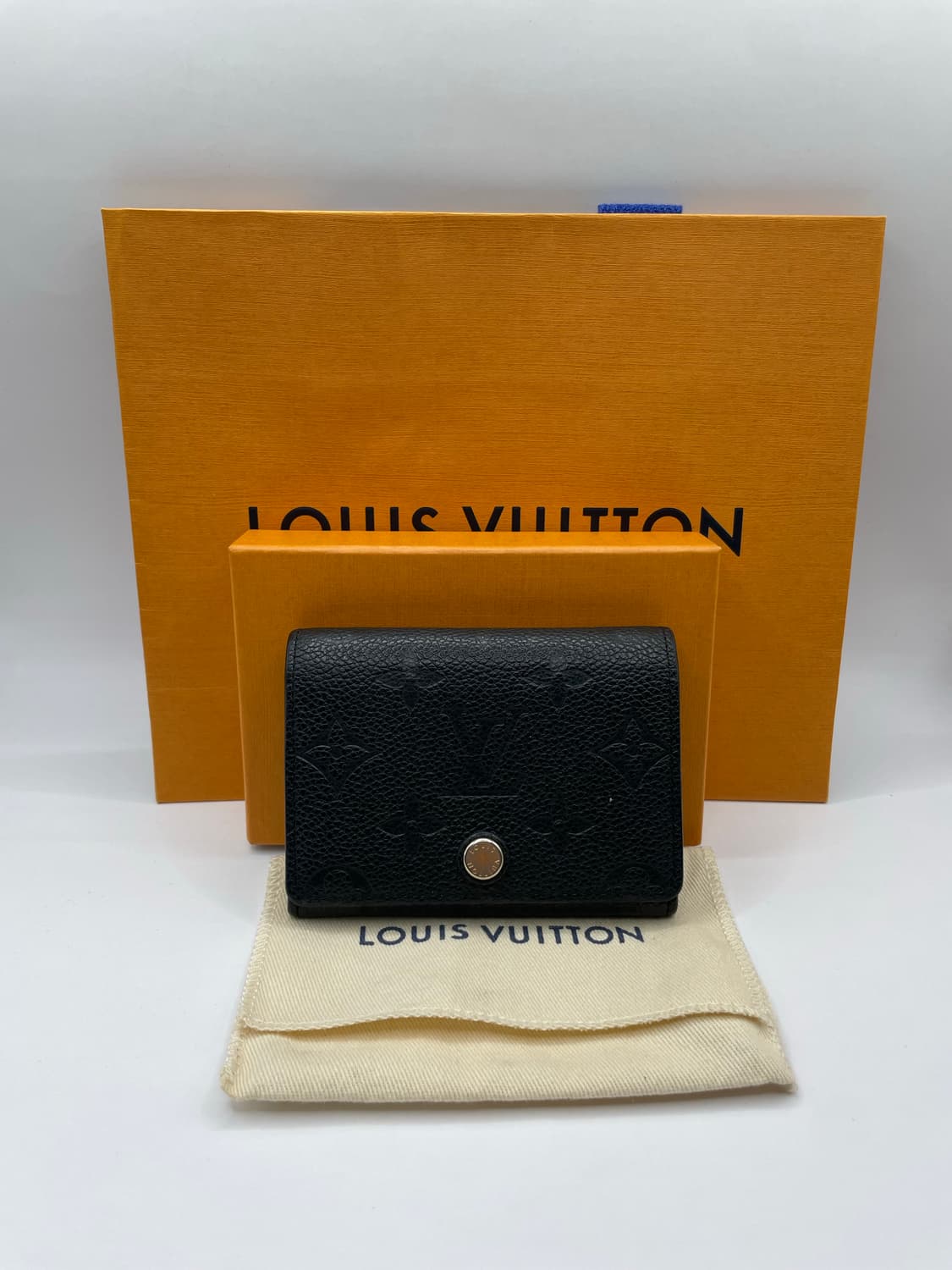 루이비통 앙프렝뜨 모노그램 카드지갑 블랙 상품이미지1