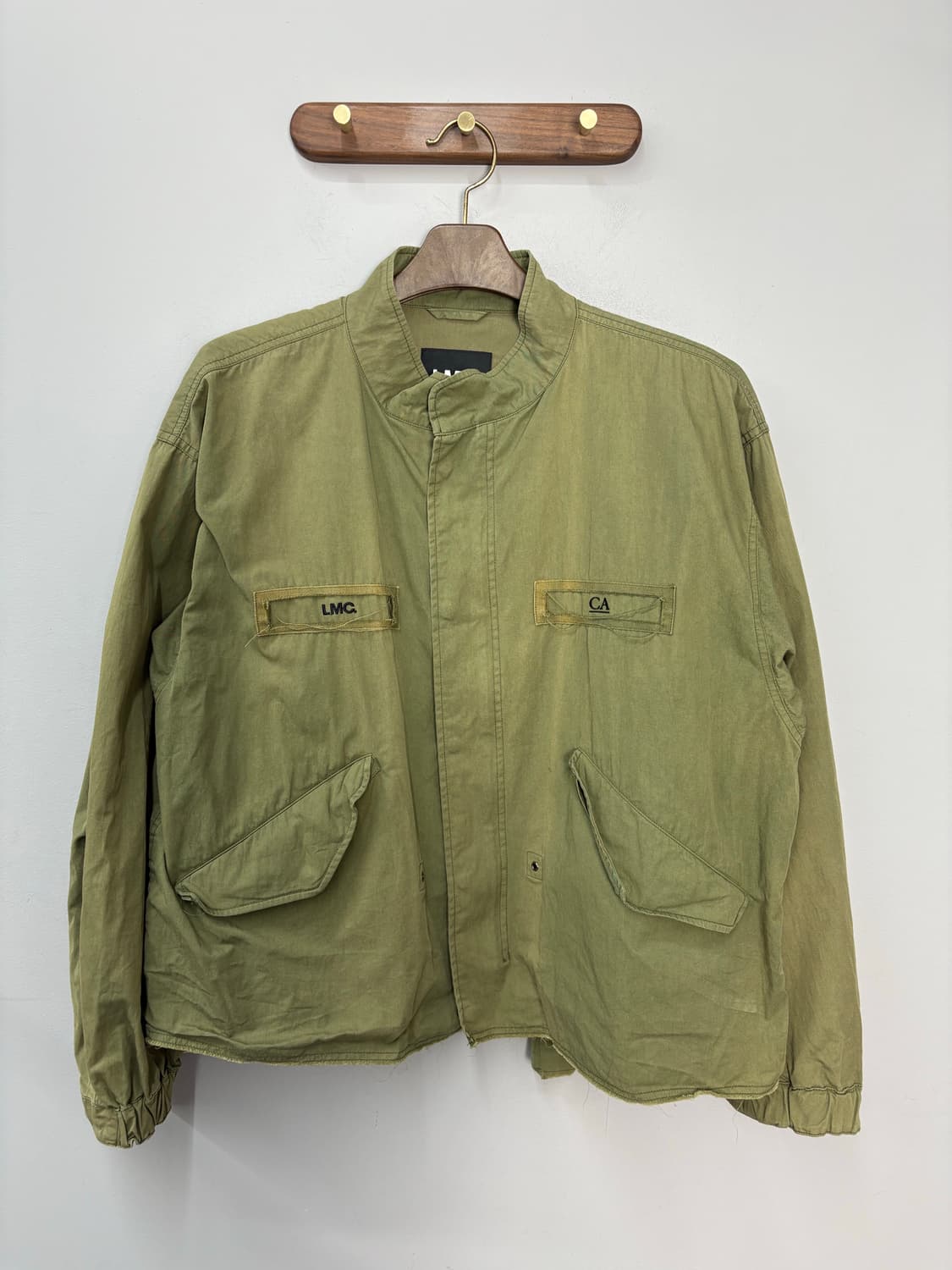 클럽액티비티 X LMC 크롭 M-65 올리브그린 자켓 A3491 상품이미지2