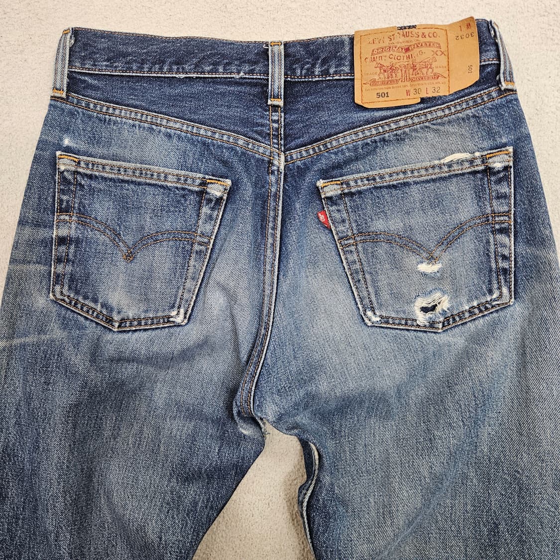 90s 리바이스 501 데님 30 32 Made in USA 상품이미지7