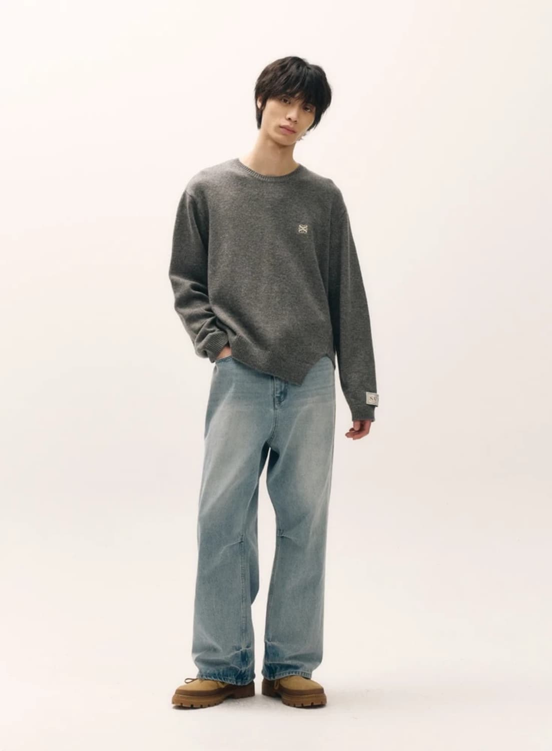 세터 22FW 언발란스 캐시미어 블렌드 클래식 니트 PN4199 상품이미지2