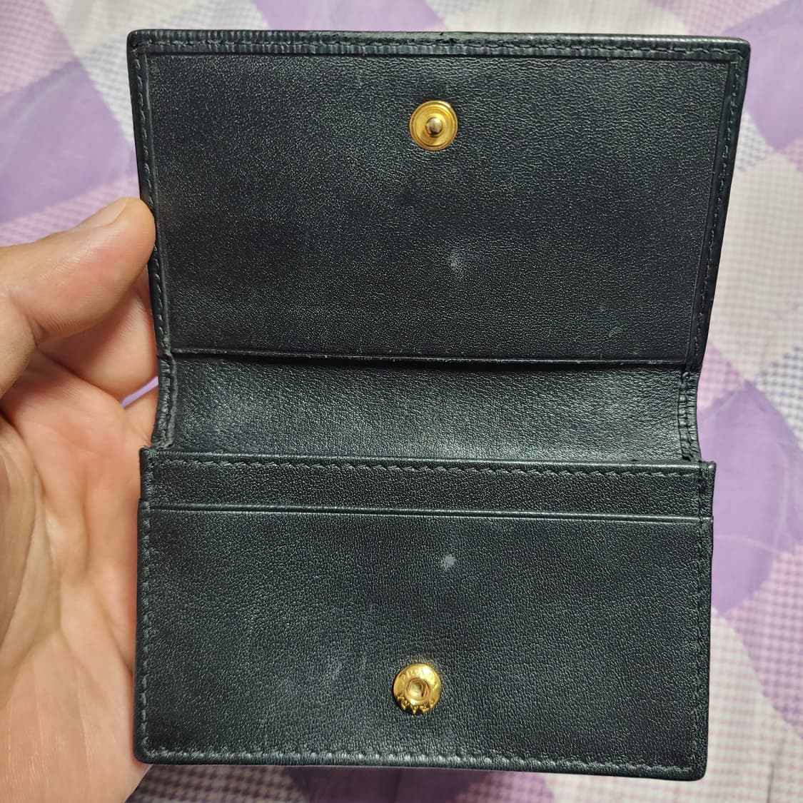 정품 프라다 사피아노 삼각로고 카드지갑 상품이미지6